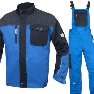 Costum salopeta cu pantaloni cu pieptar